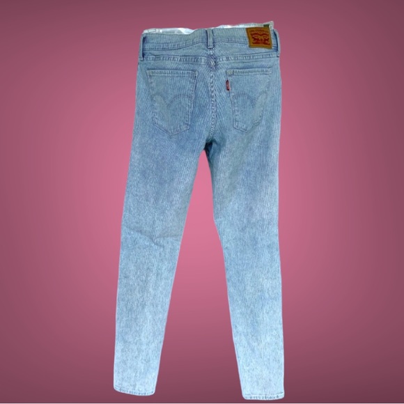 Sz 27 Levi jeans railroad stripe super skinny - Picture 8 of 8